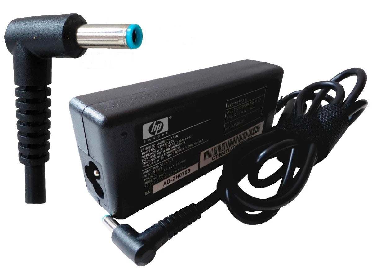 Cargador HP punta azul de 45w 2.31a  19.5v