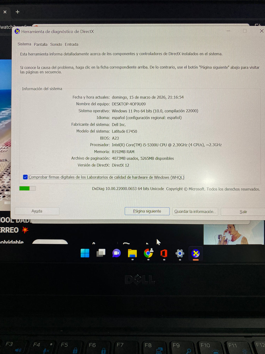 Dell Latitude Core i5 - Pantalla 14" Full HD | Windows 11 | Teclado Retroiluminado