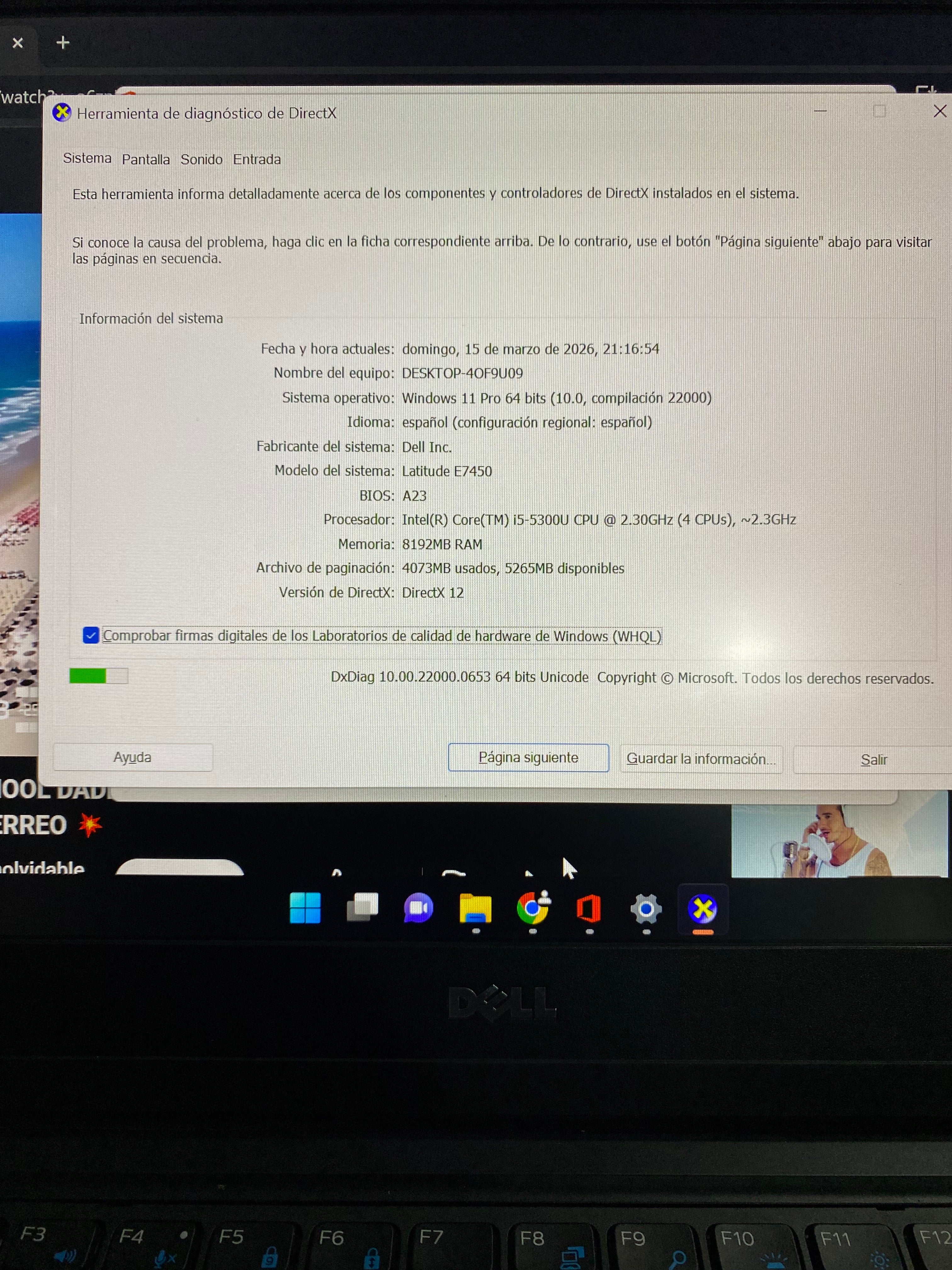 Dell Latitude Core i5 - Pantalla 14" Full HD | Windows 11 | Teclado Retroiluminado